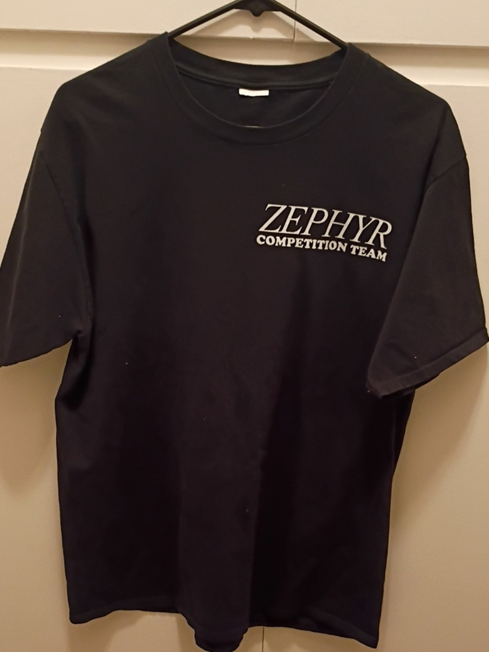 Zephyr Competition Team Men's Black Logo T-Shirt XL Used